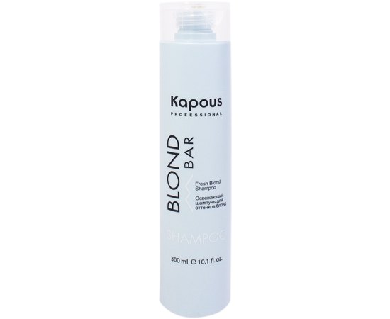 Освежающий шампунь для оттенков блонд Kapous Professional Blond Bar Shampoo, 300 ml