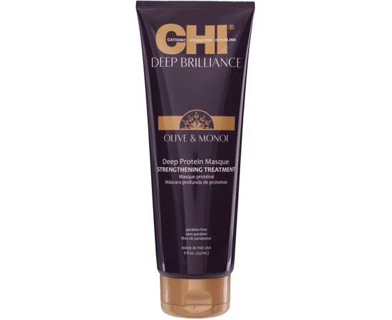 Протеиновая маска для волос CHI Deep Brilliance Olive & Monoi Optimum Protein Masque, 237 ml
