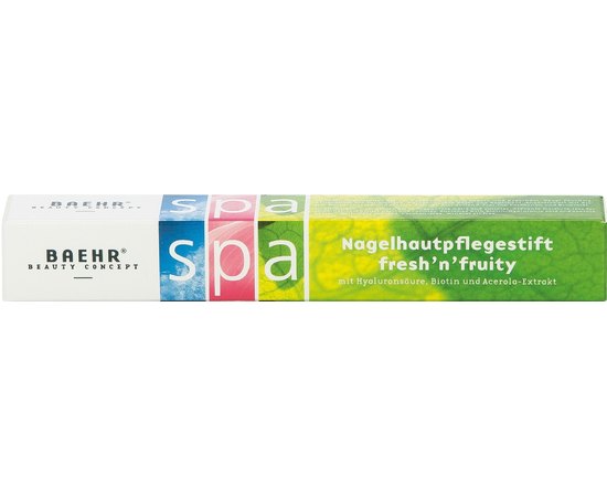 SPA - карандаш для кутикулы BAEHR Nagelhautpflegestift Fresh'n'Fruity, 2.2 ml, изображение 4