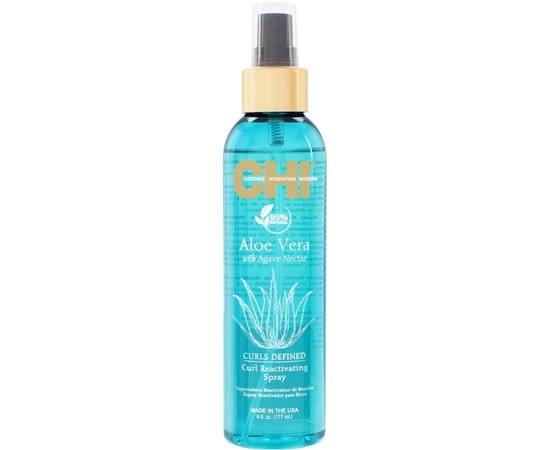 CHI Aloe Vera Curl Reactivating Spray Спрей для кучерявого волосся, 177 мл, фото 