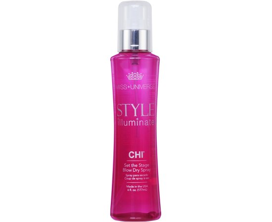 Сухой спрей термозащитный CHI Miss Universe Style Illuminate Set the Stage Blow Dry Spray, 177 ml