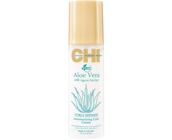 Увлажняющий крем для волос CHI Aloe Vera Moisturizing Curl Cream, 147 ml