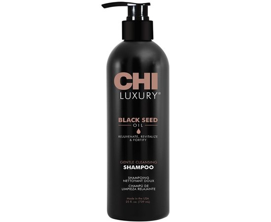 Восстанавливающий шампунь на основе масла черного тмина CHI Luxury Black Seed Oil Rejuvenating Shampoo, изображение 2