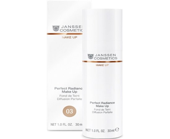 Janssen Cosmeceutical Perfect Radiance Make-up SPF15 Стійкий тональний крем з ефектом сяйва, 30 мл, фото _ab__is.image_number.default