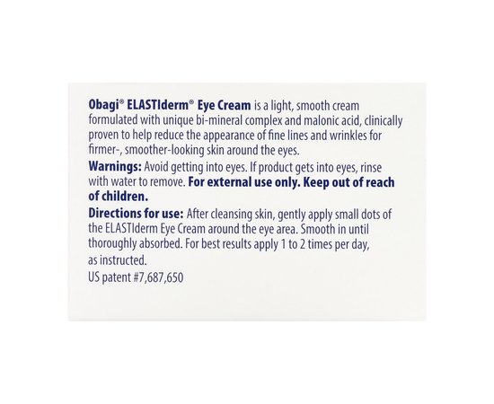 Крем для кожи вокруг глаз Obagi ELASTIderm Eye Cream, 15 ml, изображение 8
