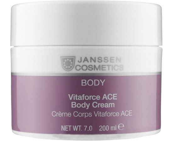 Janssen Cosmeceutical Vitaforce ACE Body Cream Крем для тіла з вітамінами, 150 мл, фото _ab__is.image_number.default