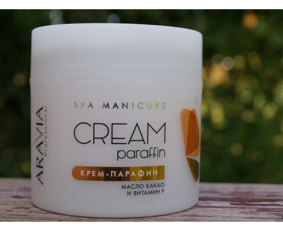 Крем-парафин Сливочный шоколад с маслом какао и витамином F Aravia Professional, 300 ml, изображение 7 Крем-парафин Сливочный шоколад с маслом какао и витамином F Aravia Professional, 300 ml, изображение 7