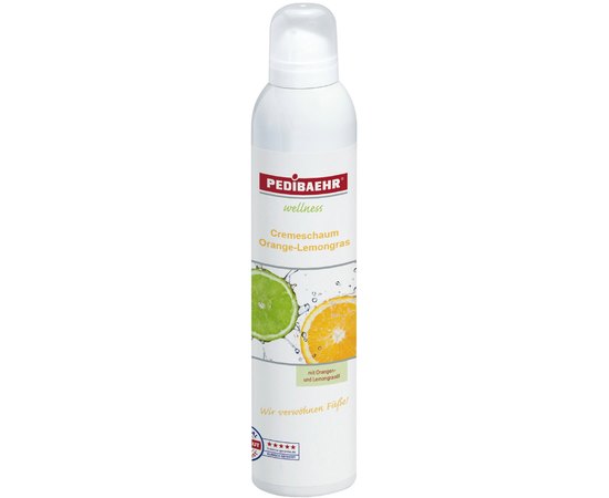 Крем-пена для ног с маслом апельсина и лайма PediBaehr Cremeschaum Orange Lemongrass, изображение 3