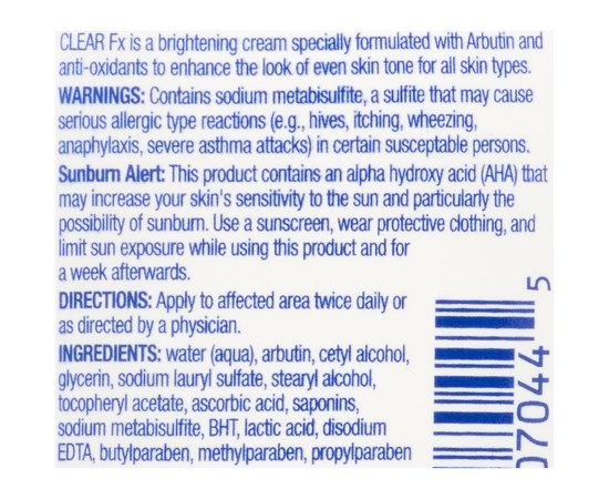 Obagi Nu-Derm Clear FX Крем з вмістом 7% арбутина, 57 г, фото _ab__is.image_number.default