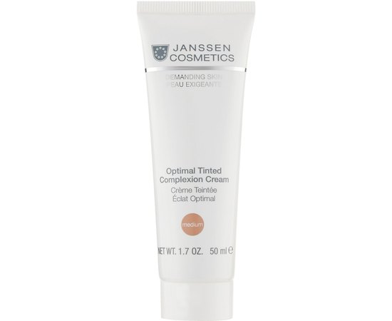 Крем защитный тонирующий Janssen Cosmeceutical Optimal Tinted Complexion SPF10 Medium, 50 ml, изображение 2