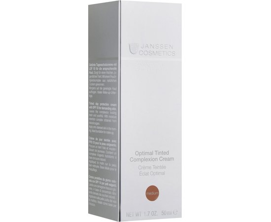 Крем защитный тонирующий Janssen Cosmeceutical Optimal Tinted Complexion SPF10 Medium, 50 ml, изображение 3