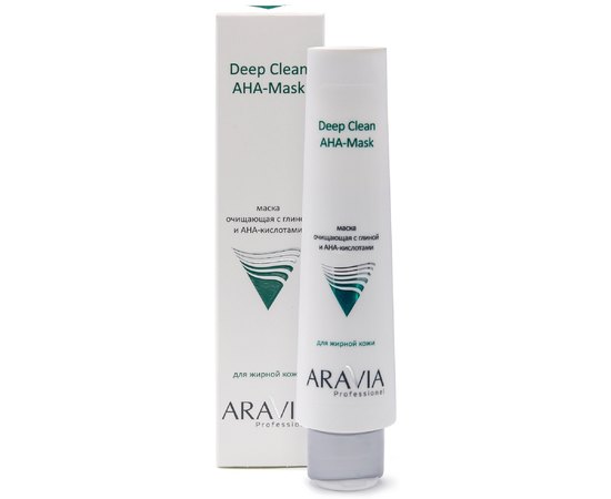 Aravia Professional Deep Clean AHA-Mask Маска очищаюча для обличчя з глиною і AHA-кислотами, 100 мл, фото _ab__is.image_number.default
