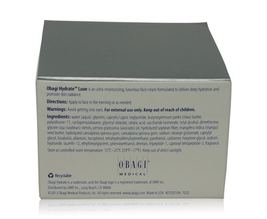 Obagi Hydrate Luxe Нічний зволожуючий крем з маслом ши, авокадо, манго і пептидами, 48 г, фото _ab__is.image_number.default