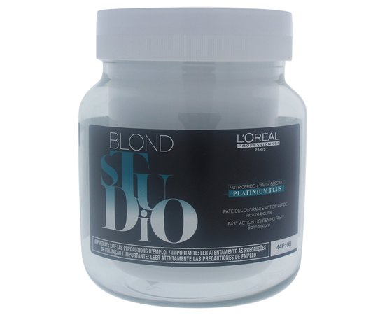 Обесцвечивающая паста для волос  аммиачная L'Oreal Professionnel Blond Studio Platinium Plus, 500 g