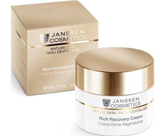 Обогащенный крем восстанавливающий Janssen Cosmeceutical Mature Skin Rich Recovery Cream, 50 ml, изображение 2