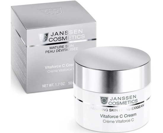 Регенерирующий крем с витамином C Janssen Cosmeceutical Vitaforce C CreamC, 50 ml, изображение 2