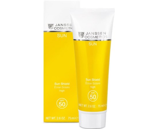 Janssen Cosmeceutical Sun Shield SPF-50 Сонцезахисна емульсія для обличчя і тіла, 75 мл, фото _ab__is.image_number.default