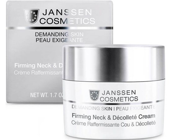 Janssen Cosmeceutical Firming Neck & Decollete Cream Зміцнюючий крем для шиї і декольте, 50 мл, фото 