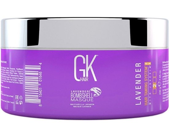 Маска для блондинок лавандовый оттенок Global Keratin Lavender Bombshell Masque, 200 ml