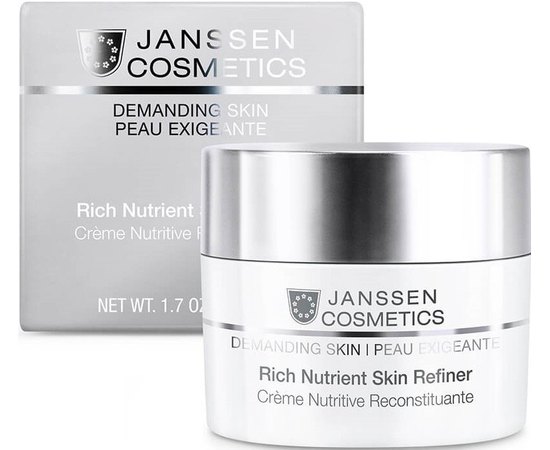 Обогащенный крем дневной питательный Janssen Cosmeceutical Rich Nutrient Skin Refiner, 50 ml, изображение 3