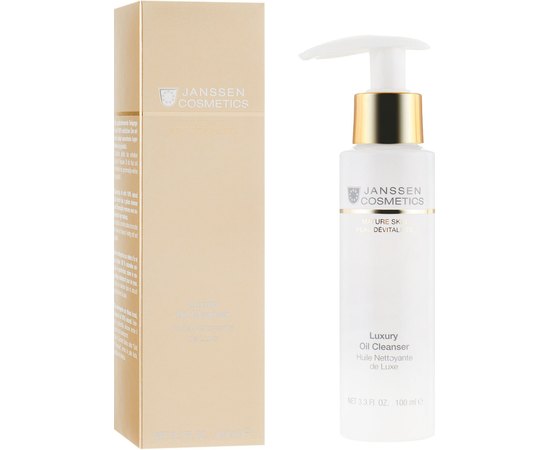 Janssen Cosmeceutical Mature Skin Luxury Oil Cleanser Розкішне масло для вмивання, 100 мл, фото 