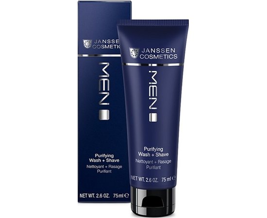 Гель для душа и бритья Janssen Cosmeceutical Men Purifying Wash + Shave, 75 ml, изображение 2