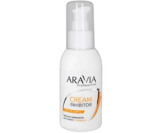 Aravia Professional Inhibitor Крем для уповільнення росту волосся з папаїном, 150 мл, фото _ab__is.image_number.default