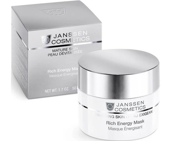 Janssen Cosmeceutical Rich Energy Mask Енергонасичуюча регенеруюча маска, 50 мл, фото _ab__is.image_number.default