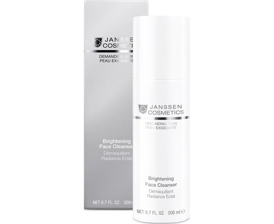 Осветляющая очищающая эмульсия Janssen Cosmeceutical Brightening Face Cleanser, 200 ml