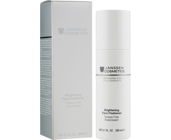 Осветляющий тоник Janssen Cosmeceutical Brightening Face Freshener, 200 ml, изображение 2