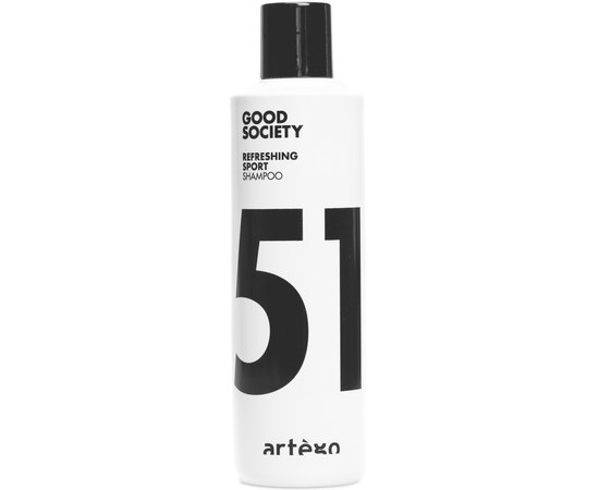 Artego Good Society 51 Sport Shampoo - Освіжаючий шампунь-гель 2в1, 250 мл, фото 