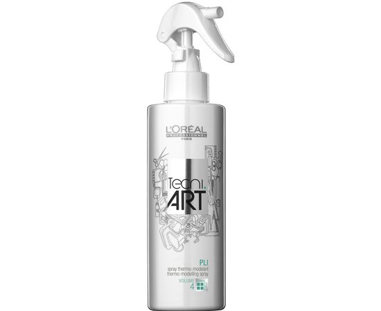 Термомоделирующий спрей для укладки волос L'Oreal Professionnel Tecni.Art Pli Thermo-modelling spray, 190 ml, изображение 2