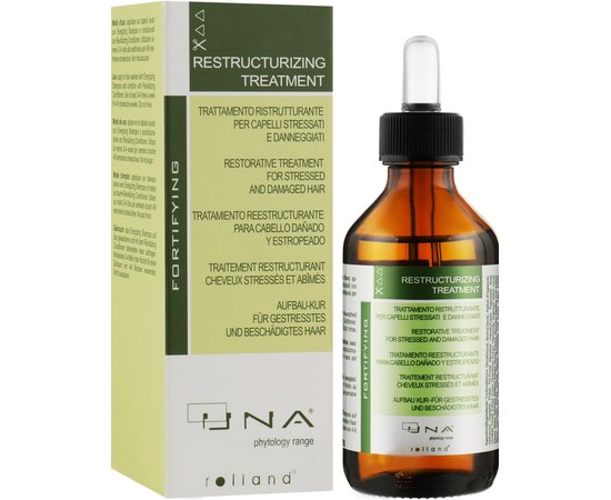 Комплекс для восстановления ослабленных и поврежденных волос Rolland UNA Restructurizing Treatmentc, 90 ml