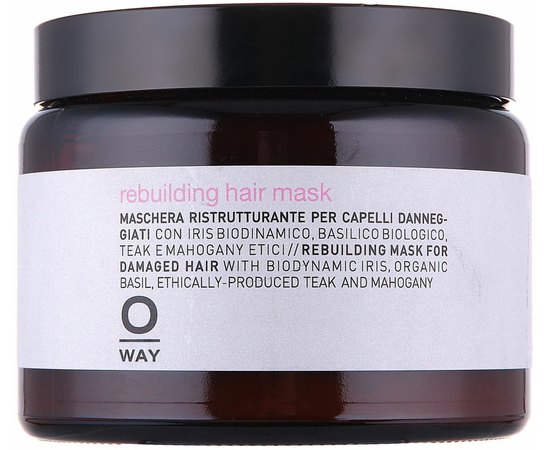 Маска для реконструкции волос Rolland Oway Rebuilding Hair Mask, изображение 3