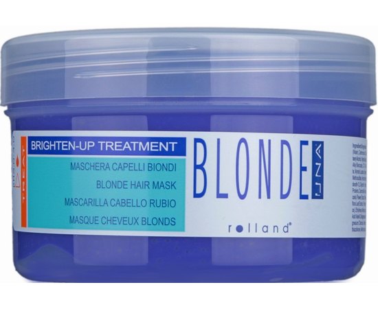 Rolland UNA Blonde Hair Mask Маска для світлого волосся, 500 мл, фото 