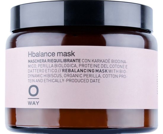 Rolland Oway Hbalance Mask Маска для волосся при використанні лужних засобів, 500 мл, фото 