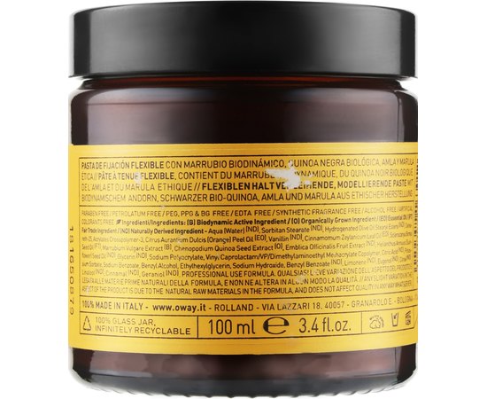 Воск гибкой фиксации для волос Rolland Oway Boho pomade, изображение 2