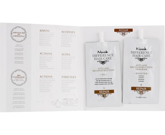 Nook Difference Hair Care Repair Антивікова відновлює програма, 12 мл + 12 мл, фото _ab__is.image_number.default