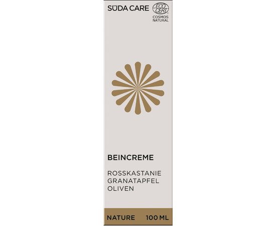 Крем для ніг з кінським каштаном, гранатом і органічною олією Бабассу Suda, фото _ab__is.image_number.default