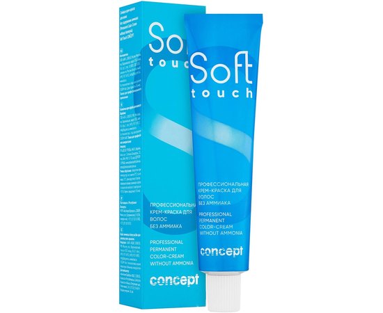 Крем-краска для волос без аммиака Concept Professionals SOFT TOUCH 10.0 очень светлый блондин, 60 ml