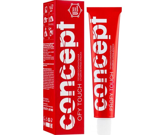 Крем-краска для волос Concept Professionals Profy Touch 3.0 темный шатен, 100 ml, изображение 3