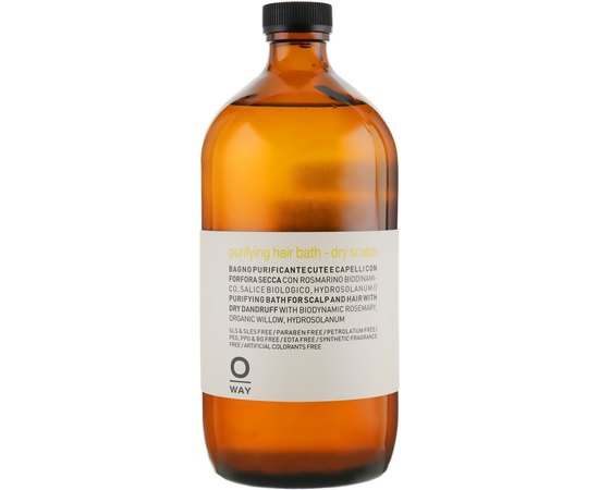 Очищающий шампунь от перхоти для сухой кожи головы Rolland Oway Purifying Hair Bath Dry Scalps, изображение 2