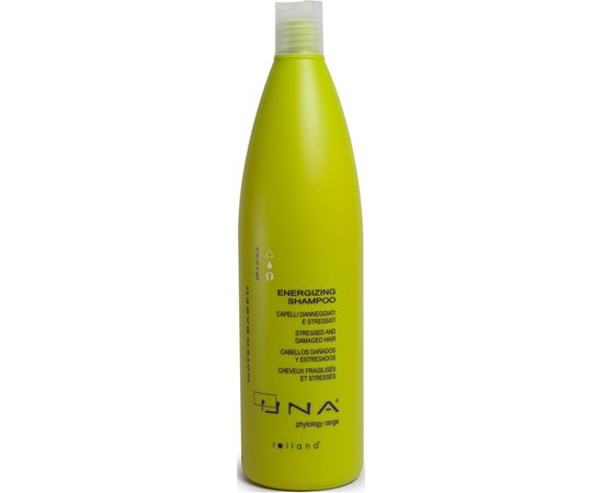 Шампунь для ослабленных и поврежденных волос Rolland UNA Energising Shampoo, 1000 ml, изображение 2