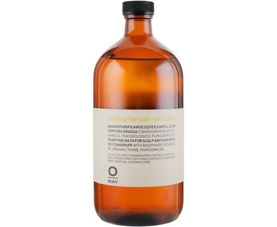 Шампунь от перхоти для жирной кожи головы Rolland Oway Purifying Hair Bath Oily Scalps, изображение 3
