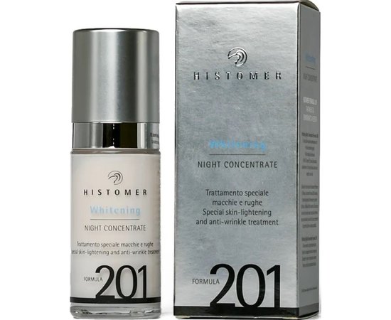Histomer Formula 201 Whitening Night Concentrate Сивортока нічна для вирівнювання тону шкіри, 30 мл, фото _ab__is.image_number.default