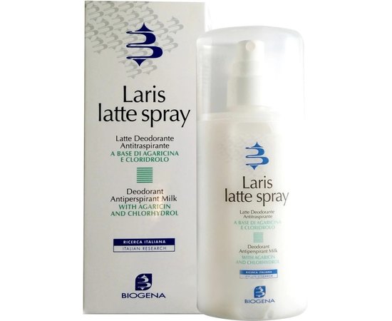 Антиперспирант-дезодорант Biogena Laris Spray Anti-perspirant deodorant, 100 ml, изображение 2