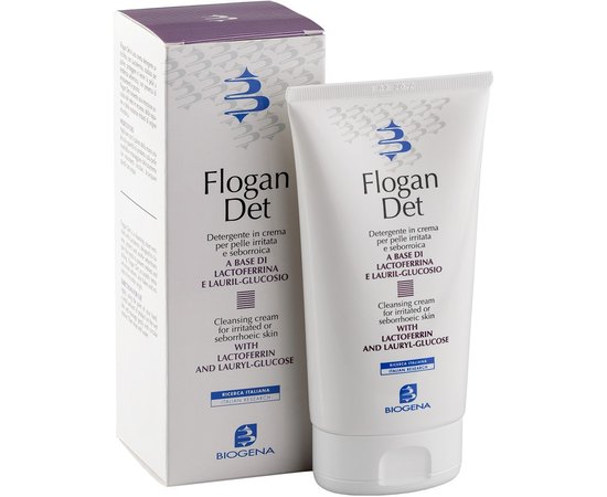 Крем-гель очищающий для чувствительной кожи Biogena Flogan Det, 150 ml