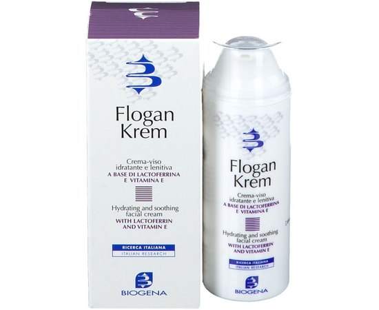 Biogena Flogan Krem Крем заспокійливий для гіперактивної шкіри, 50 мл, фото 
