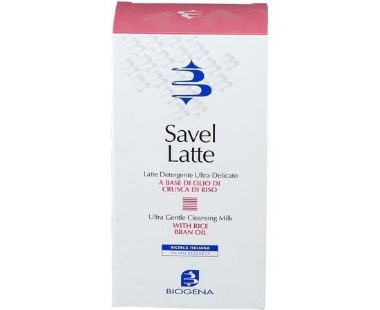 Молочко очищающее с рисовыми отрубями Biogena Savel Latte, 150 ml, изображение 3