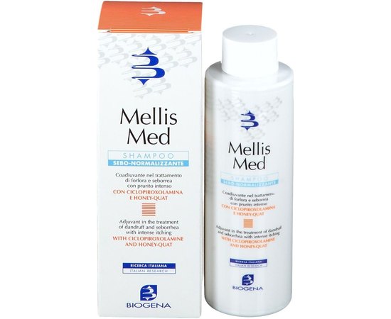 Шампунь экстраделикатный лечебно-профилактический  Biogena Mellis Med Shampoo, 125 ml, изображение 2